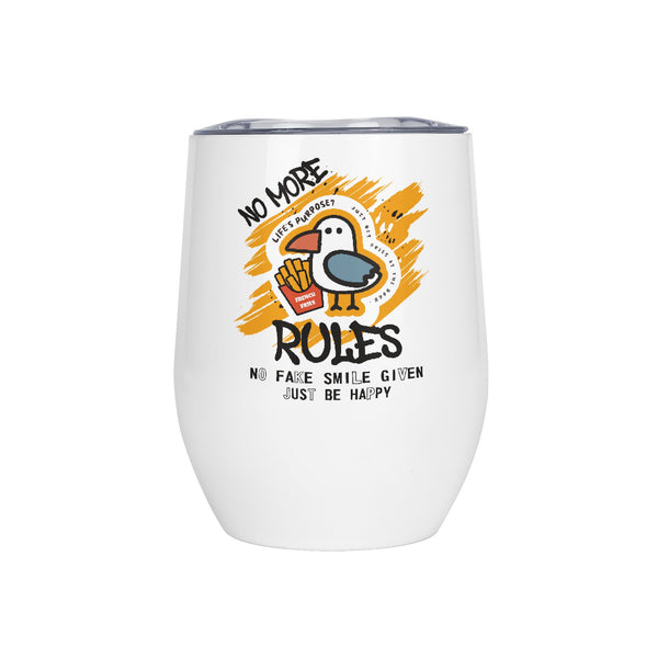 Stemless Mug Insulated 12oz Oval