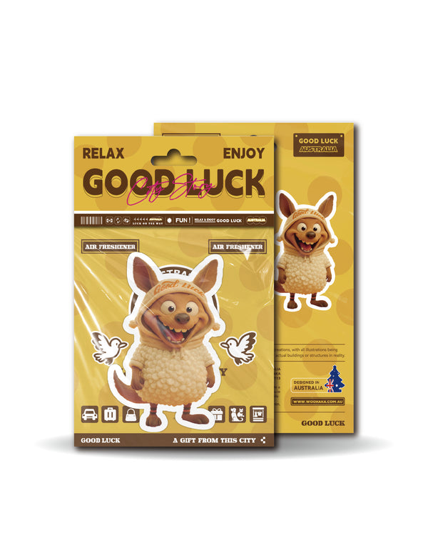 Kangaroo in a Hoodie Air Freshener