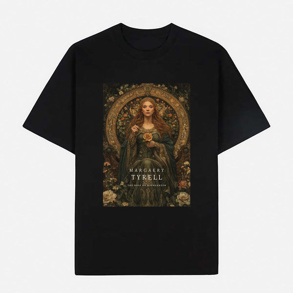 Game of Thrones – Margaery Tyrell (The Rose of Highgarden) Limited Art Design Graphic Cotton T-Shirt