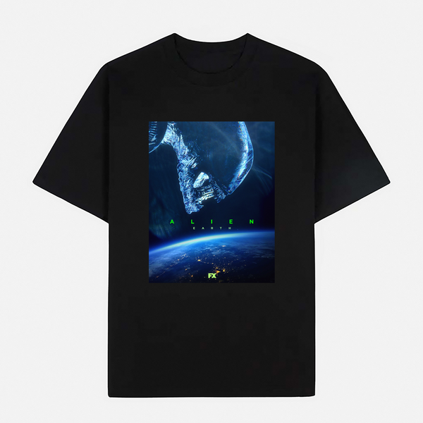 Alien Limited Art Design Graphic Cotton T-Shirt