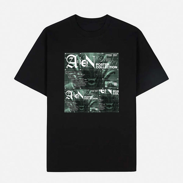 Alien Limited Art Design Graphic Cotton T-Shirt