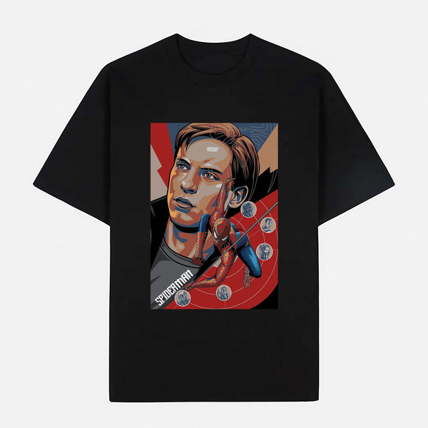 Spider Man Limited Art Design Graphic Cotton T-Shirt