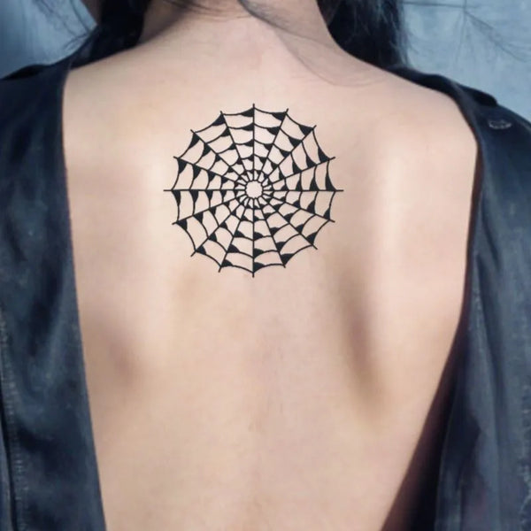 2pcs Dark Web Prism Temporary Body Tattoo Stickers