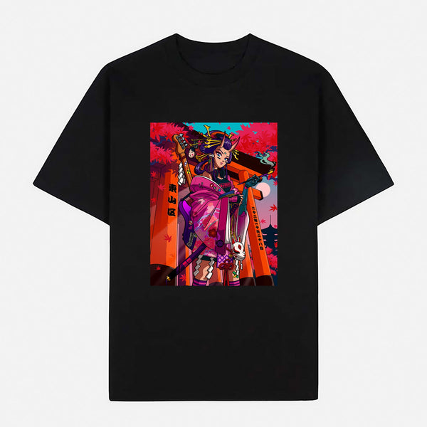 Limited Art Design Graphic Cotton T-Shirt