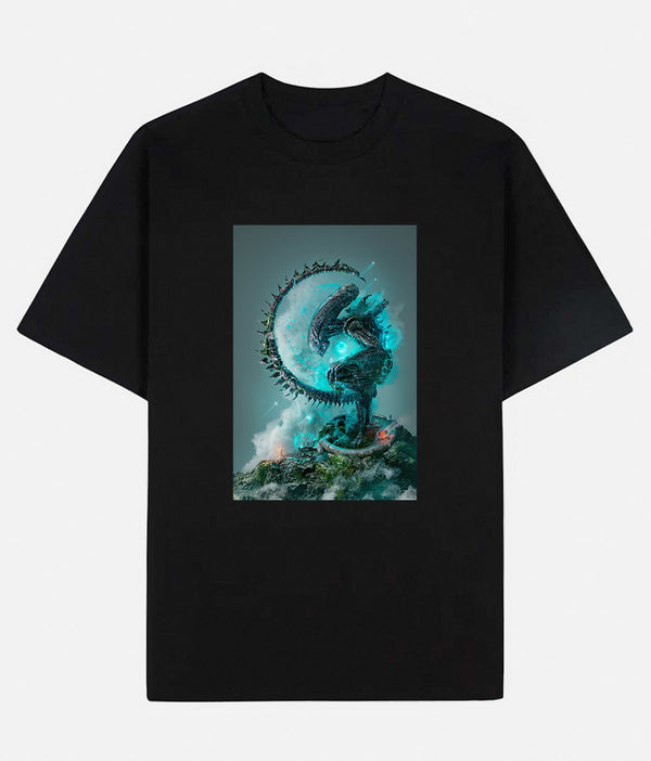 Limited Art Design Graphic Cotton T-Shirt
