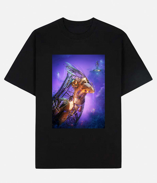 Limited Art Design Graphic Cotton T-Shirt