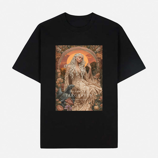 Game of Thrones – Daenerys Targaryen (Mother of Dragons) Limited Art Design Graphic Cotton T-Shirt