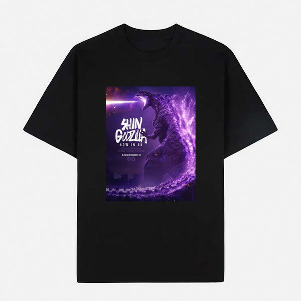 Godzilla Limited Art Design Graphic Cotton T-Shirt