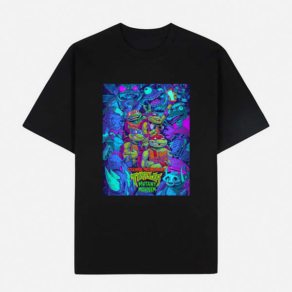 Teenage Mutant Ninja Turtles Limited Art Design Graphic Cotton T-Shirt