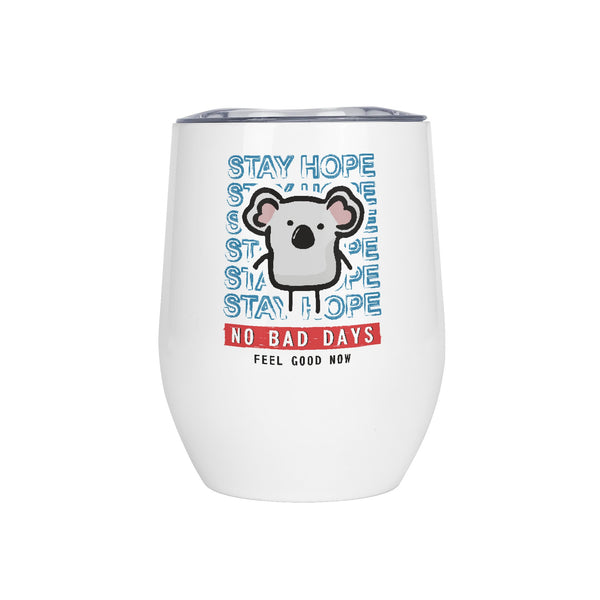 Stemless Mug Insulated 12oz Oval