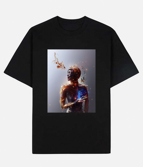 Limited Art Design Graphic Cotton T-Shirt
