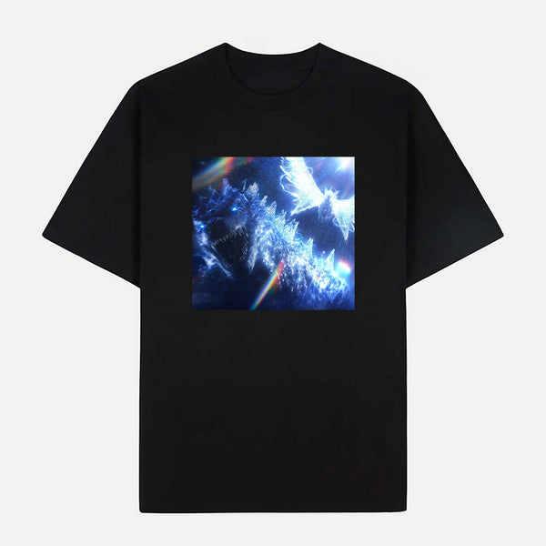Godzilla Limited Art Design Graphic Cotton T-Shirt