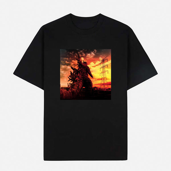 Godzilla Limited Art Design Graphic Cotton T-Shirt