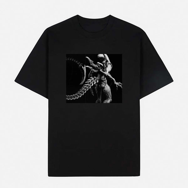 Alien Limited Art Design Graphic Cotton T-Shirt