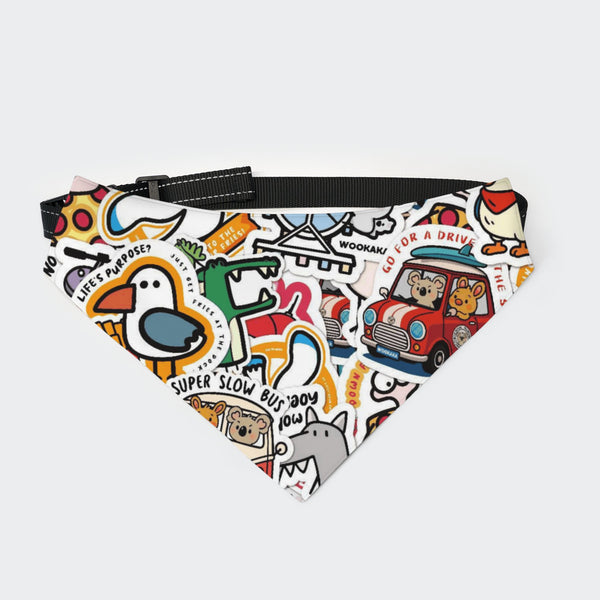Pet Scarf Cartoon Dog Bandanas