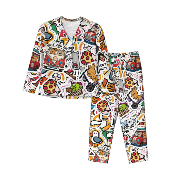 Women's Long-Sleeved Pajama Set