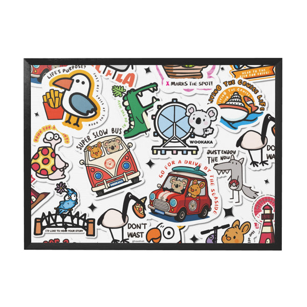 Black Frame Decorative Painting