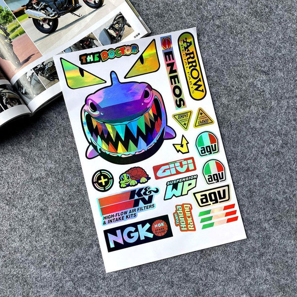 High-quality Outdoor Waterproof Shark Reflective Stickers