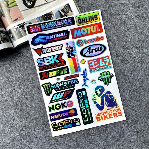 High-quality Outdoor Waterproof Racing Reflective Stickers