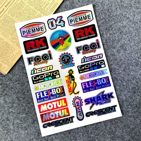 High-quality Outdoor Waterproof Racing Reflective Stickers