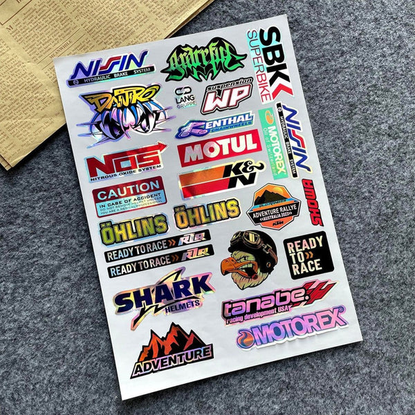 High-quality Outdoor Waterproof Racing Reflective Stickers