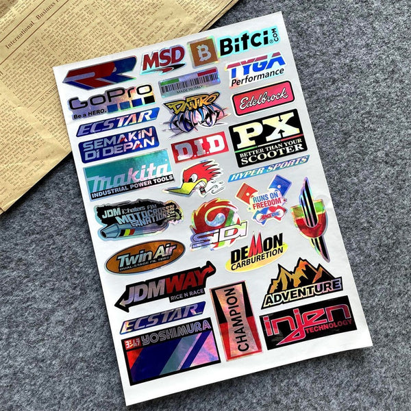 High-quality Outdoor Waterproof Racing Reflective Stickers